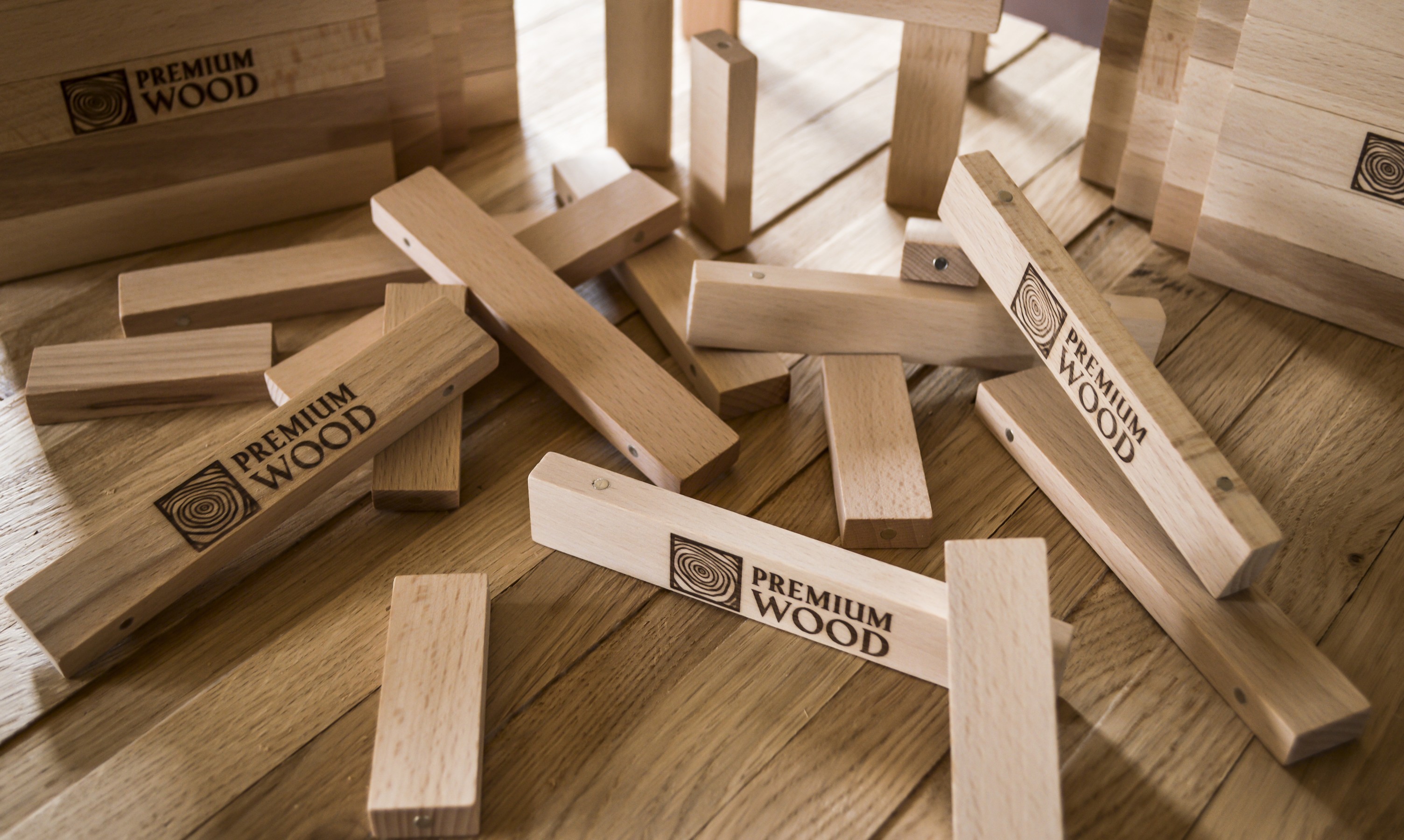 Premium Wood - warsztat produkcji drewnianych klocków konstrukcyjnych